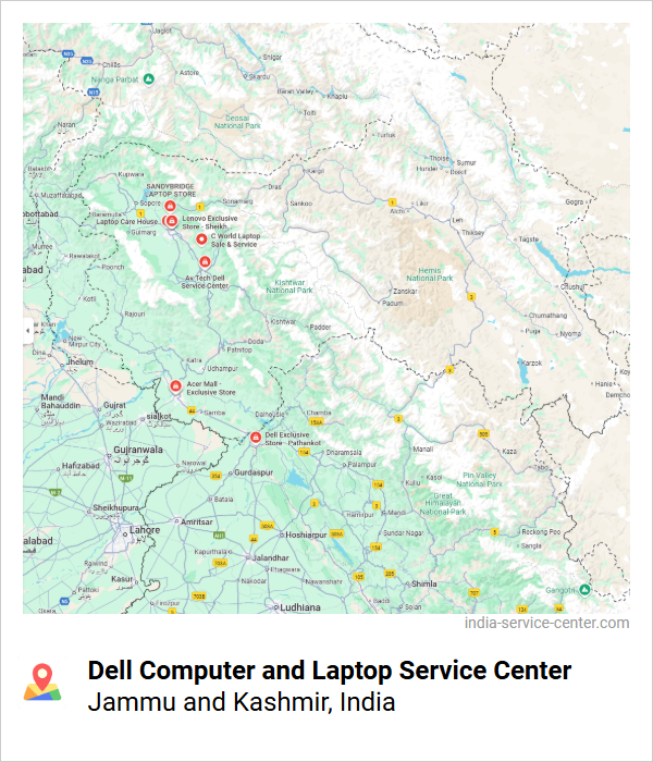Dell Computer and Laptop Service Center Near Me, Jammu and Kashmir, India
