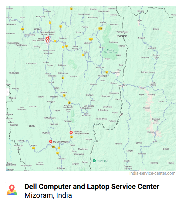 Dell Computer and Laptop Service Center Near Me, Mizoram, India