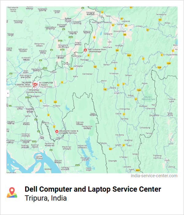 Dell Computer and Laptop Service Center Near Me, Tripura, India