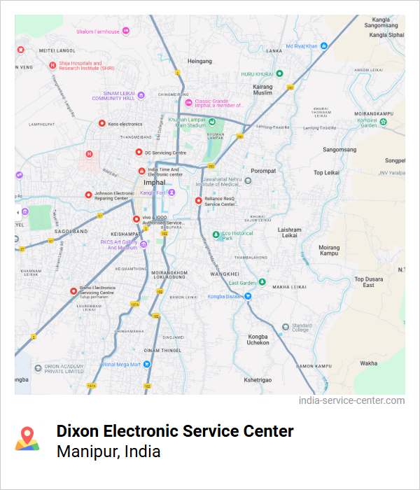 Dixon Electronic Service Center Near Me, Manipur, India