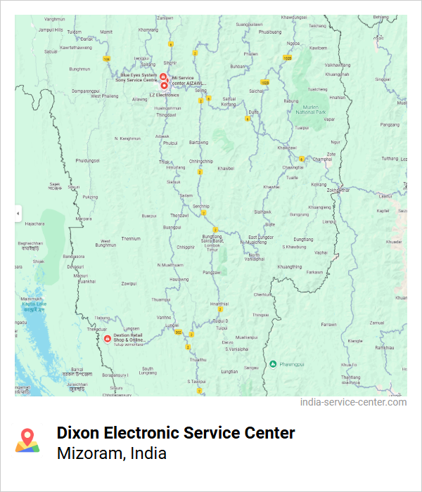 Dixon Electronic Service Center Near Me, Mizoram, India