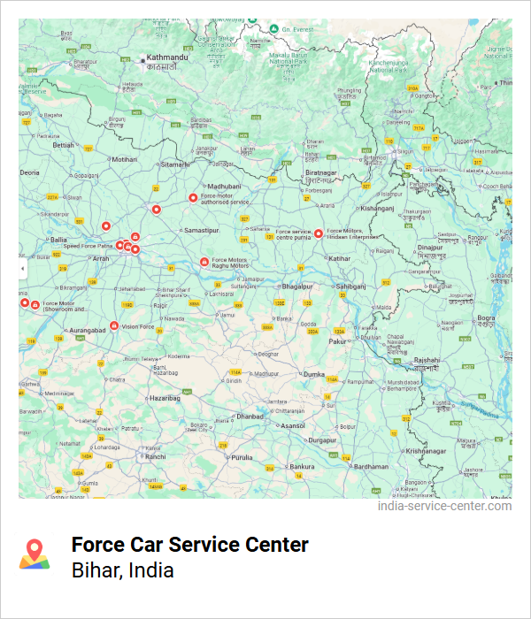 Force Car Service Center Near Me, Bihar, India