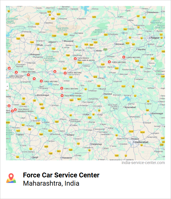 Force Car Service Center Near Me, Maharashtra, India