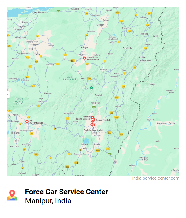 Force Car Service Center Near Me, Manipur, India