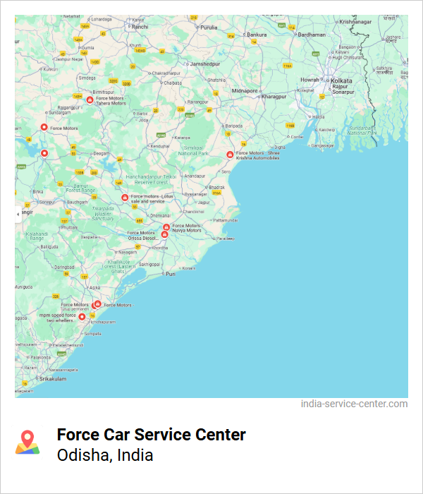 Force Car Service Center Near Me, Odisha, India