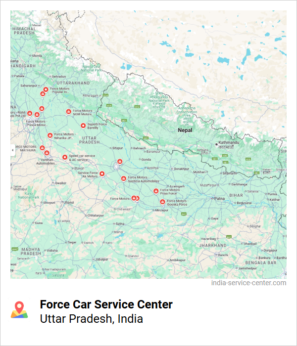 Force Car Service Center Near Me, Uttar Pradesh, India