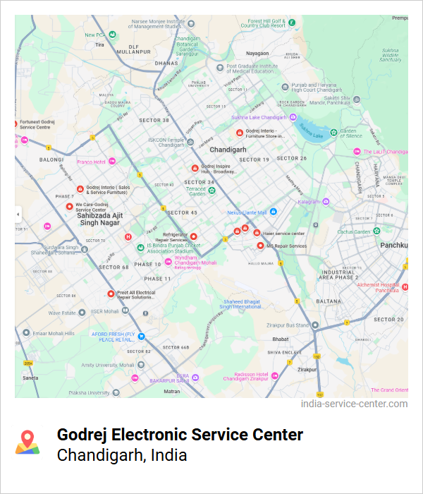 Godrej Electronic Service Center Near Me, Chandigarh, India