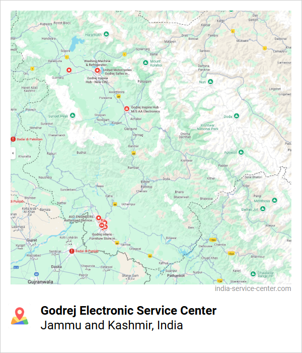 Godrej Electronic Service Center Near Me, Jammu and Kashmir, India
