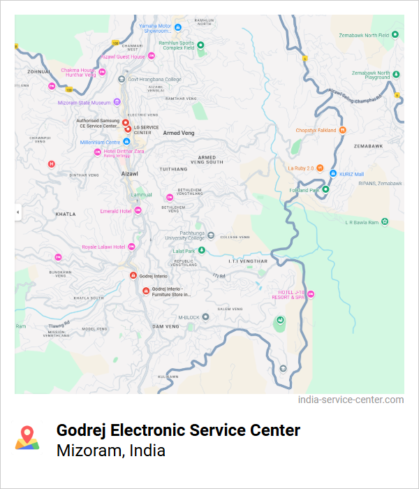Godrej Electronic Service Center Near Me, Mizoram, India