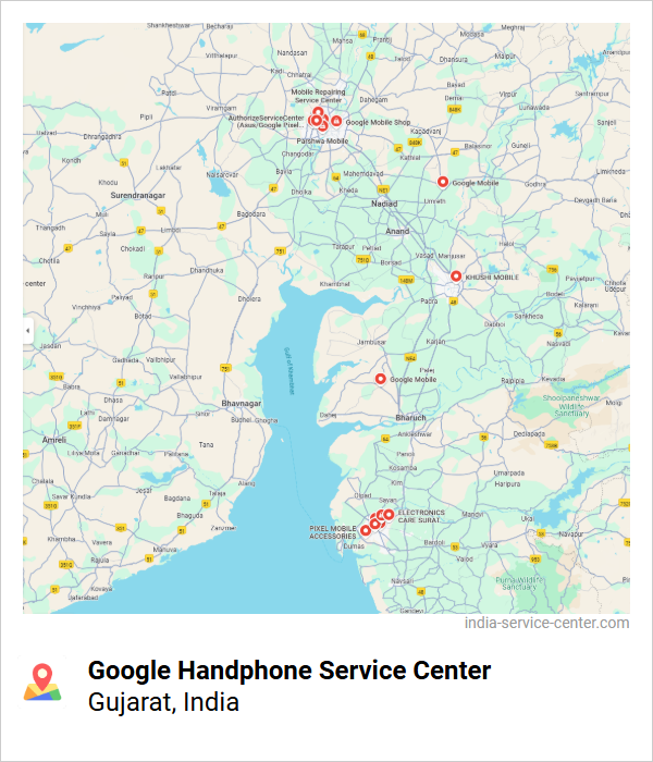 Google Handphone Service Center Near Me, Gujarat, India