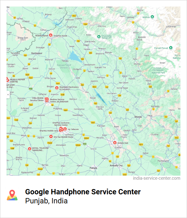Google Handphone Service Center Near Me, Punjab, India