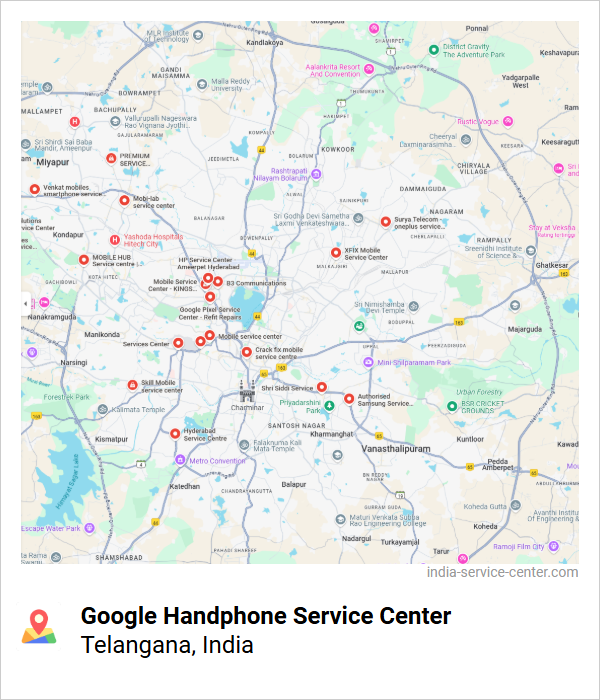 Google Handphone Service Center Near Me, Telangana, India