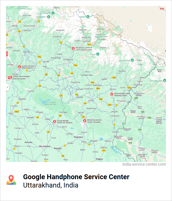 Google Handphone Service Center Near Me, Uttarakhand, India