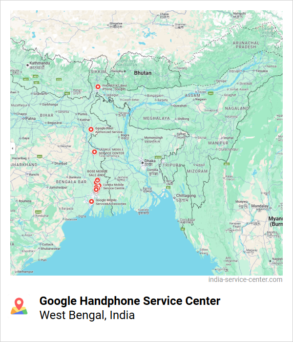 Google Handphone Service Center Near Me, West Bengal, India