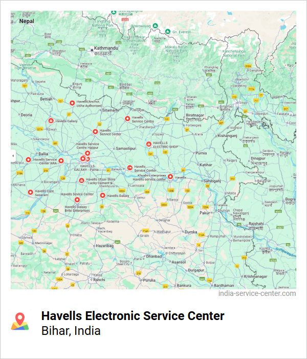 Havells Electronic Service Center Near Me, Bihar, India