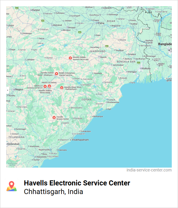 Havells Electronic Service Center Near Me, Chhattisgarh, India