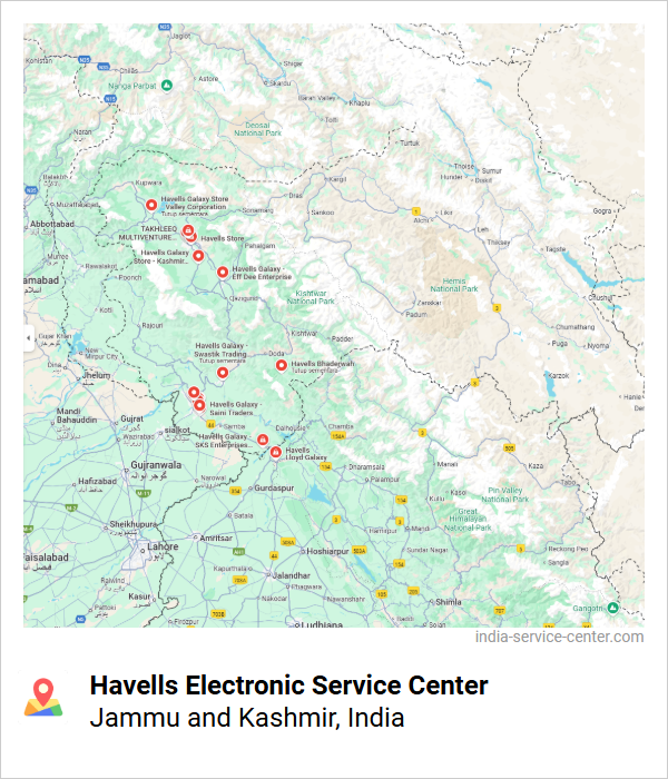 Havells Electronic Service Center Near Me, Jammu and Kashmir, India