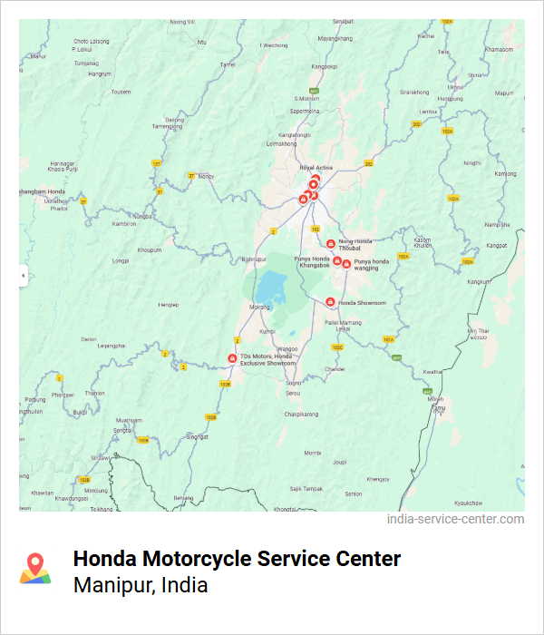 Honda Motorcycle Service Center Near Me, Manipur, India