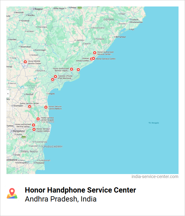 Honor Handphone Service Center Near Me, Andhra Pradesh, India