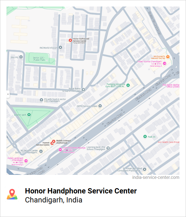 Honor Handphone Service Center Near Me, Chandigarh, India
