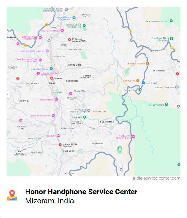 Honor Handphone Service Center Near Me, Mizoram, India