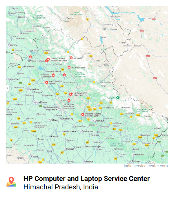 HP Computer and Laptop Service Center Near Me, Himachal Pradesh, India