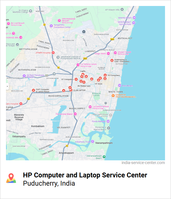HP Computer and Laptop Service Center Near Me, Puducherry, India