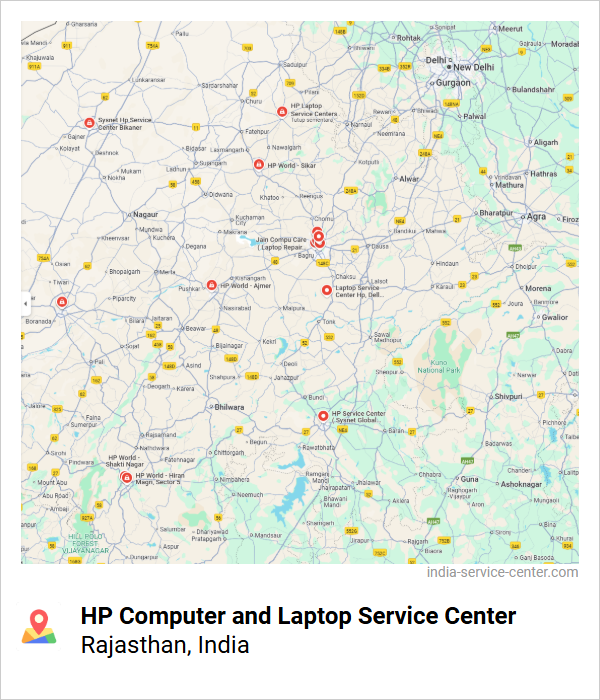 HP Computer and Laptop Service Center Near Me, Rajasthan, India