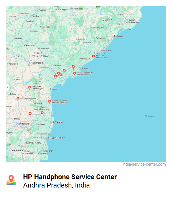 HP Handphone Service Center Near Me, Andhra Pradesh, India
