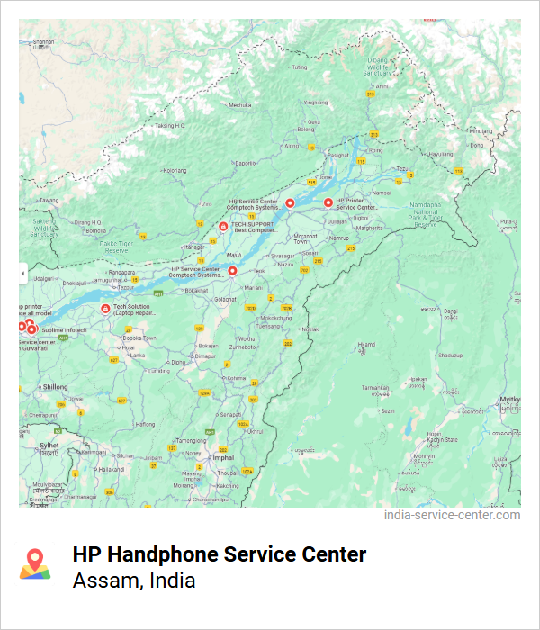 HP Handphone Service Center Near Me, Assam, India