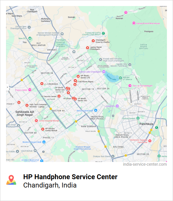HP Handphone Service Center Near Me, Chandigarh, India