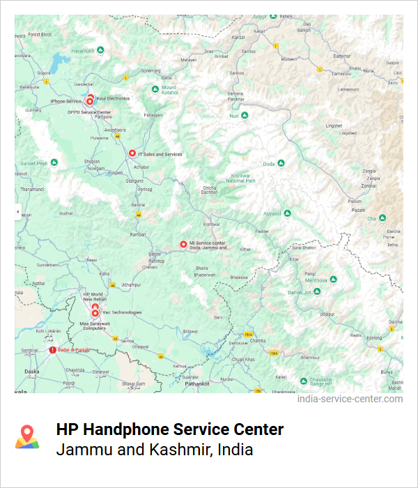 HP Handphone Service Center Near Me, Jammu and Kashmir, India