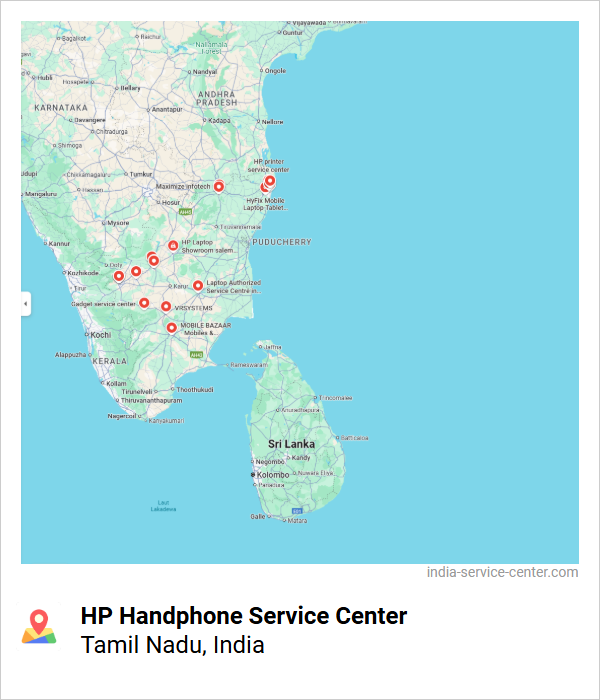 HP Handphone Service Center Near Me, Tamil Nadu, India