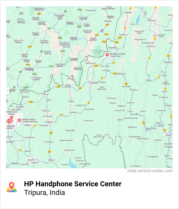 HP Handphone Service Center Near Me, Tripura, India