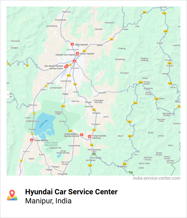 Hyundai Car Service Center Near Me, Manipur, India