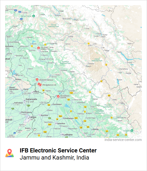 IFB Electronic Service Center Near Me, Jammu and Kashmir, India