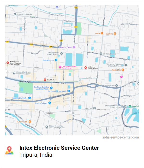 Intex Electronic Service Center Near Me, Tripura, India