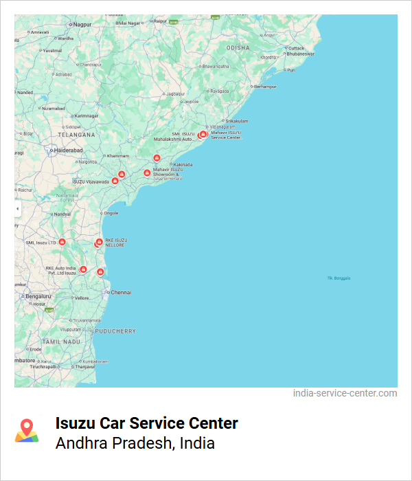 Isuzu Car Service Center Near Me, Andhra Pradesh, India