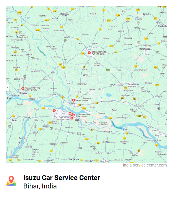 Isuzu Car Service Center Near Me, Bihar, India