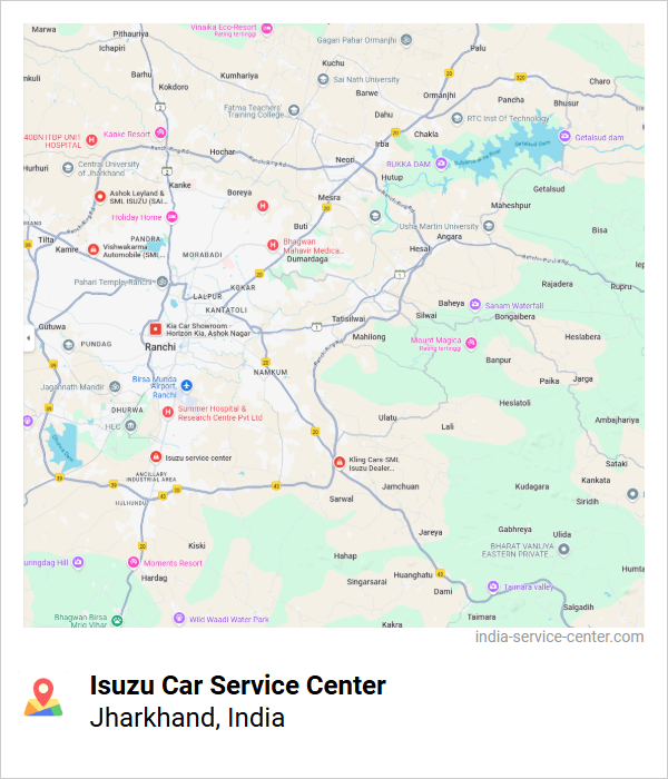 Isuzu Car Service Center Near Me, Jharkhand, India
