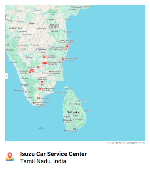 Isuzu Car Service Center Near Me, Tamil Nadu, India