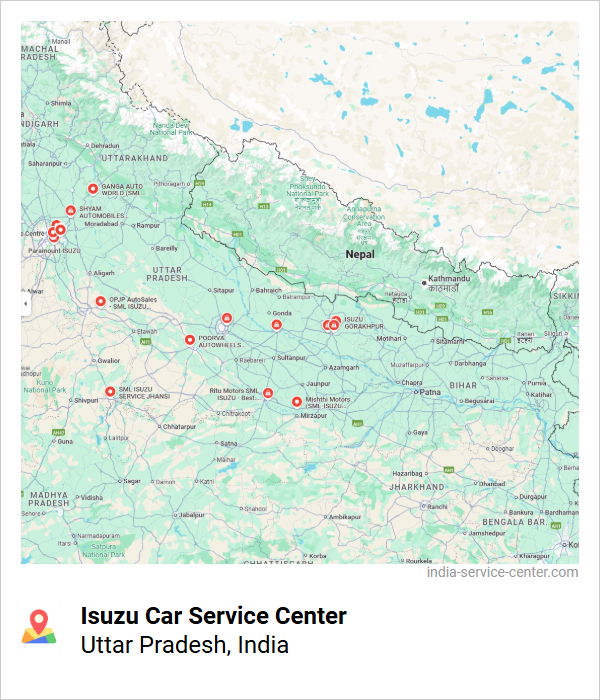 Isuzu Car Service Center Near Me, Uttar Pradesh, India