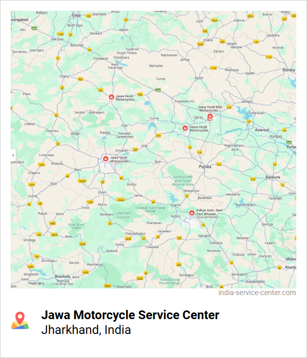 Jawa Motorcycle Service Center Near Me, Jharkhand, India