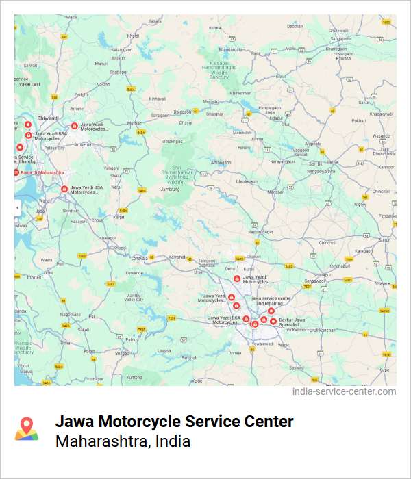 Jawa Motorcycle Service Center Near Me, Maharashtra, India