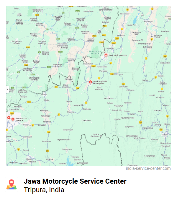 Jawa Motorcycle Service Center Near Me, Tripura, India
