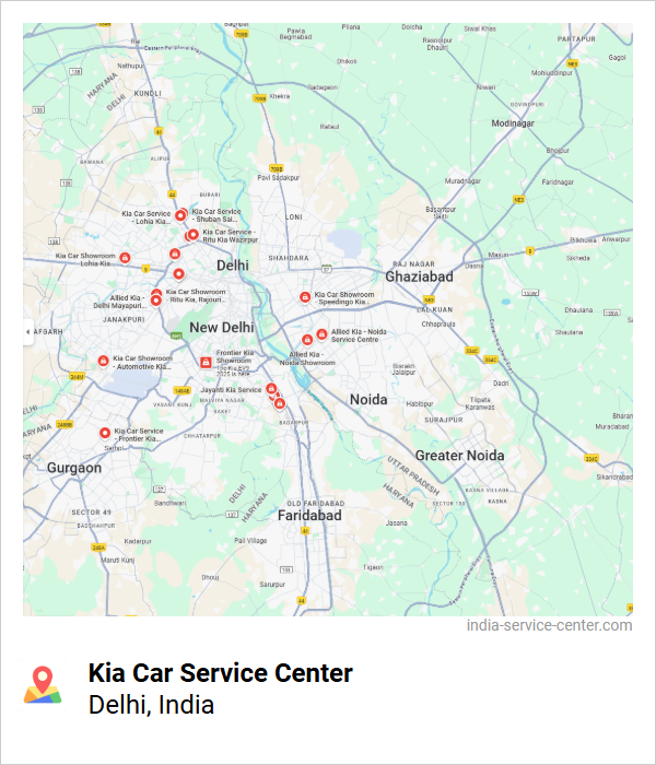 Kia Car Service Center Near Me, Delhi, India