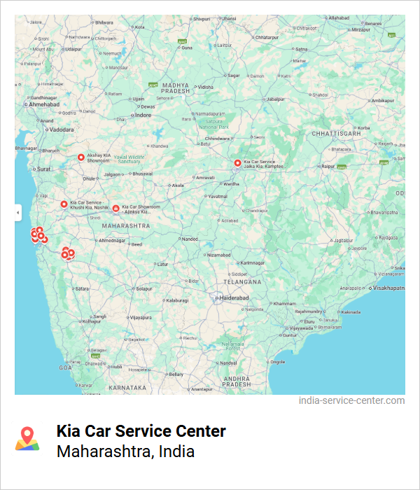 Kia Car Service Center Near Me, Maharashtra, India