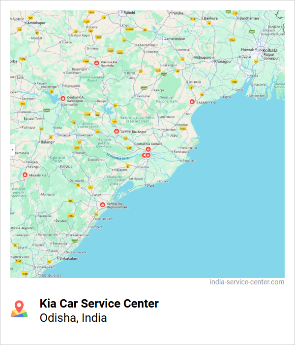 Kia Car Service Center Near Me, Odisha, India