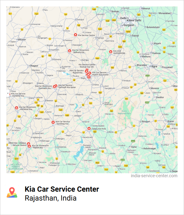 Kia Car Service Center Near Me, Rajasthan, India