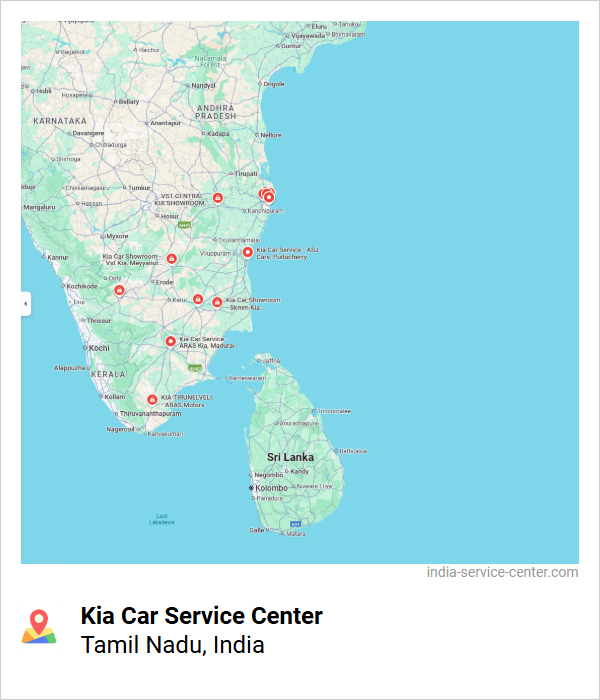 Kia Car Service Center Near Me, Tamil Nadu, India
